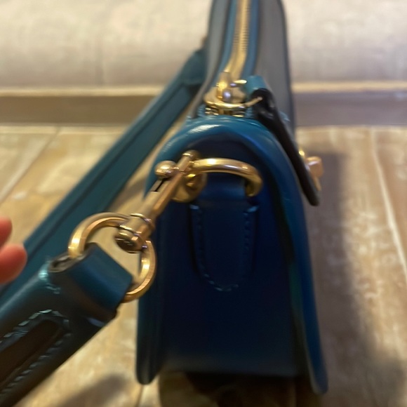 COPY - NWOT Coach Swinger 20 deep turquoise - Picture 7 of 9